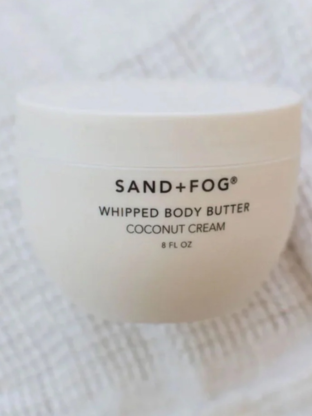 Sand + Fog Coconut Cream 8 oz Whipped Body Butter